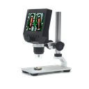 Microscopio digital portátil 600X de 4,3" con base de aluminio