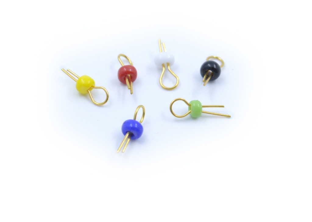 Anillas de test PCB verde