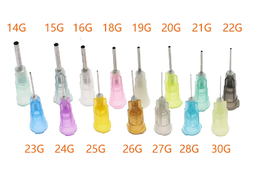 Aguja recta 0.5" 25G