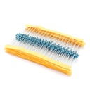 Kit de 600 unidades resistencias 1/4W 1% 30 valores 10R - 1MOhm