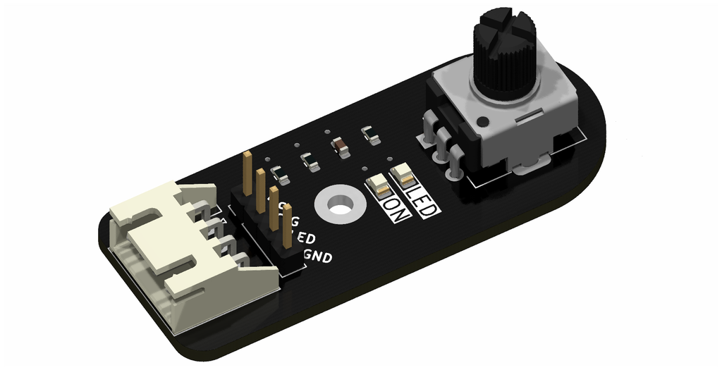 MentorBit módulo potenciómetro simple