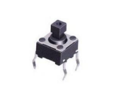 Pulsador 6x6x7.3mm 4 pines