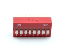 Interruptor DIP perfil horizontal 10 vías para PCB