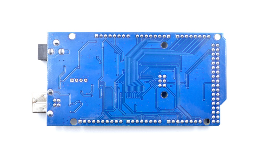 Arduino Mega ATmega2560 CH340 back