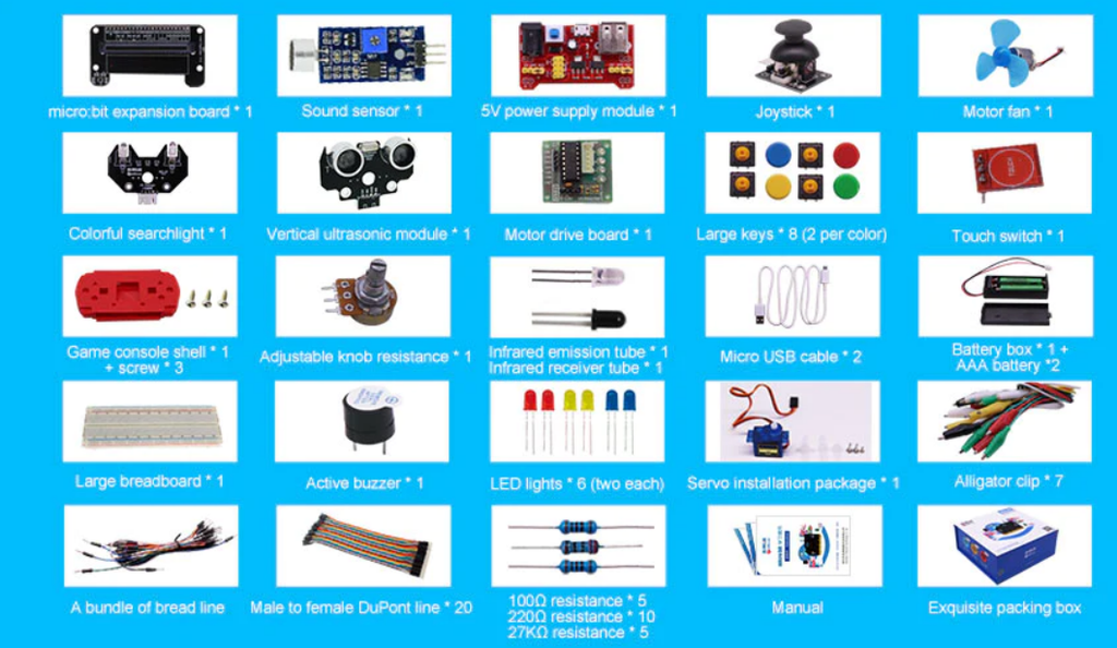 Kit de iniciación para Microbit V2 23 en 1