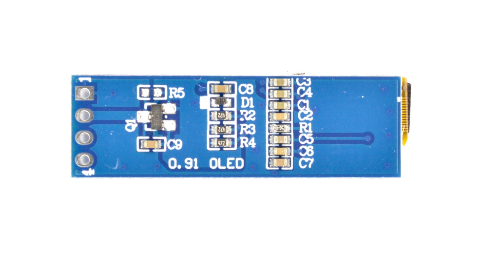 Pantalla OLED 0.91 pulgadas azul botton