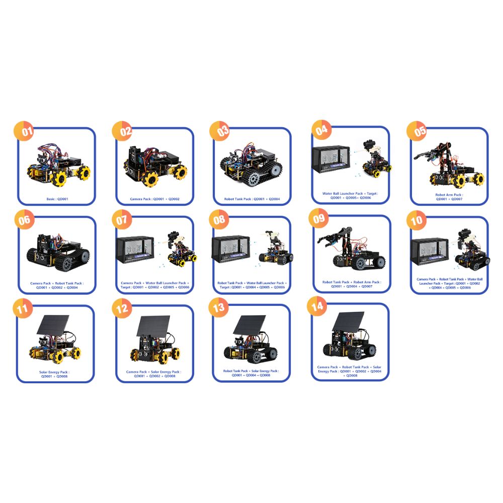 Kit robot coche ESP32 ACEBOTT (expansiones)