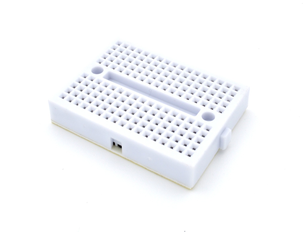 Protoboard 170 puntos color blanco side