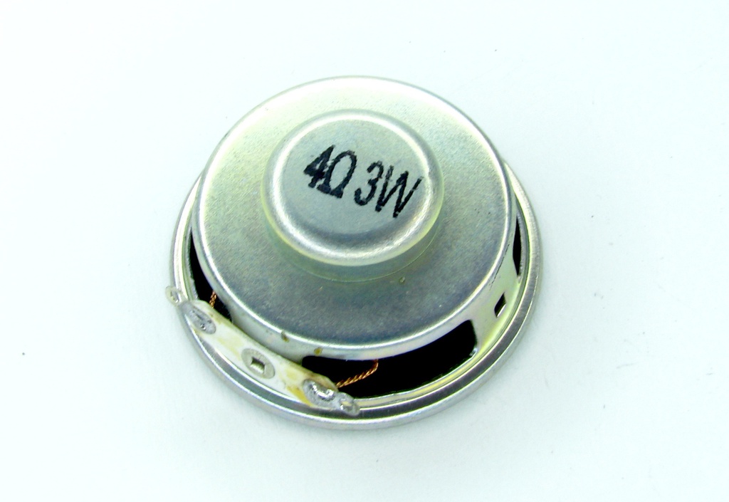 Altavoz 3W 4Ohm 30mm back