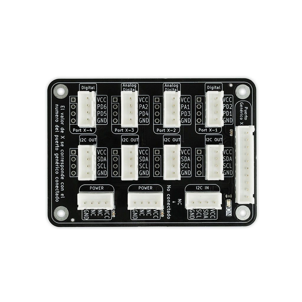 MentorBit módulo expansor de entradas y salidas