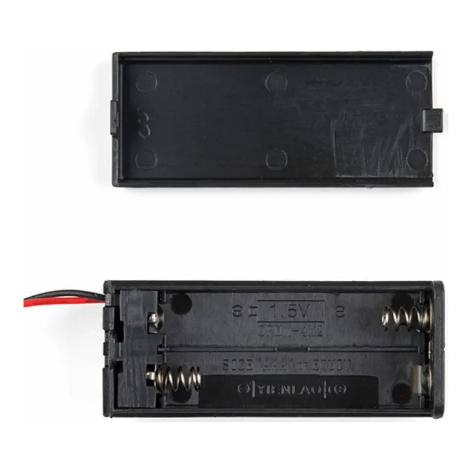 Portapilas 2xAAA para micro:bit (abierto)