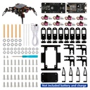 Kit robot araña cuadrúpedo ESP8266 ACEBOTT (contenido)