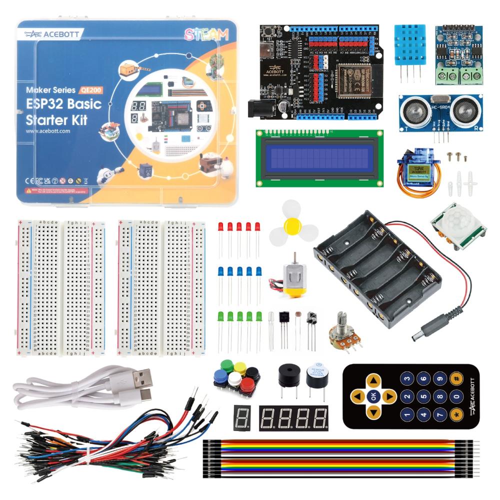 Kit básico ESP32 ACEBOTT (contenido)