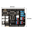 Shield controlador de motores L293D ACEBOTT (medidas)