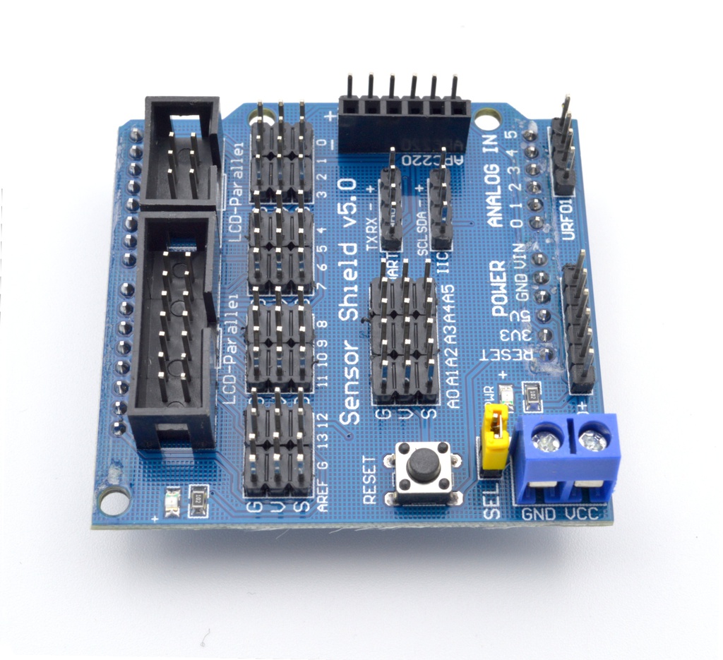 Shield V5.0 Sensores para Arduino side