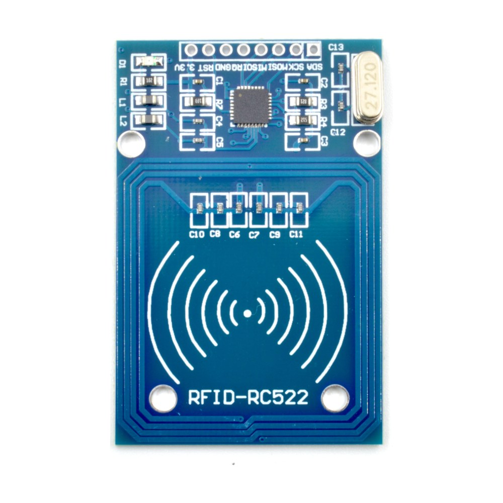 Módulo RFID RC522 13,56MHz con llavero y tarjeta