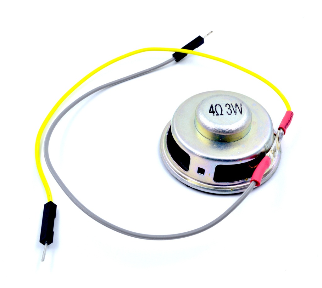 Altavoz 3W 4Ohm 30mm con cable dupont