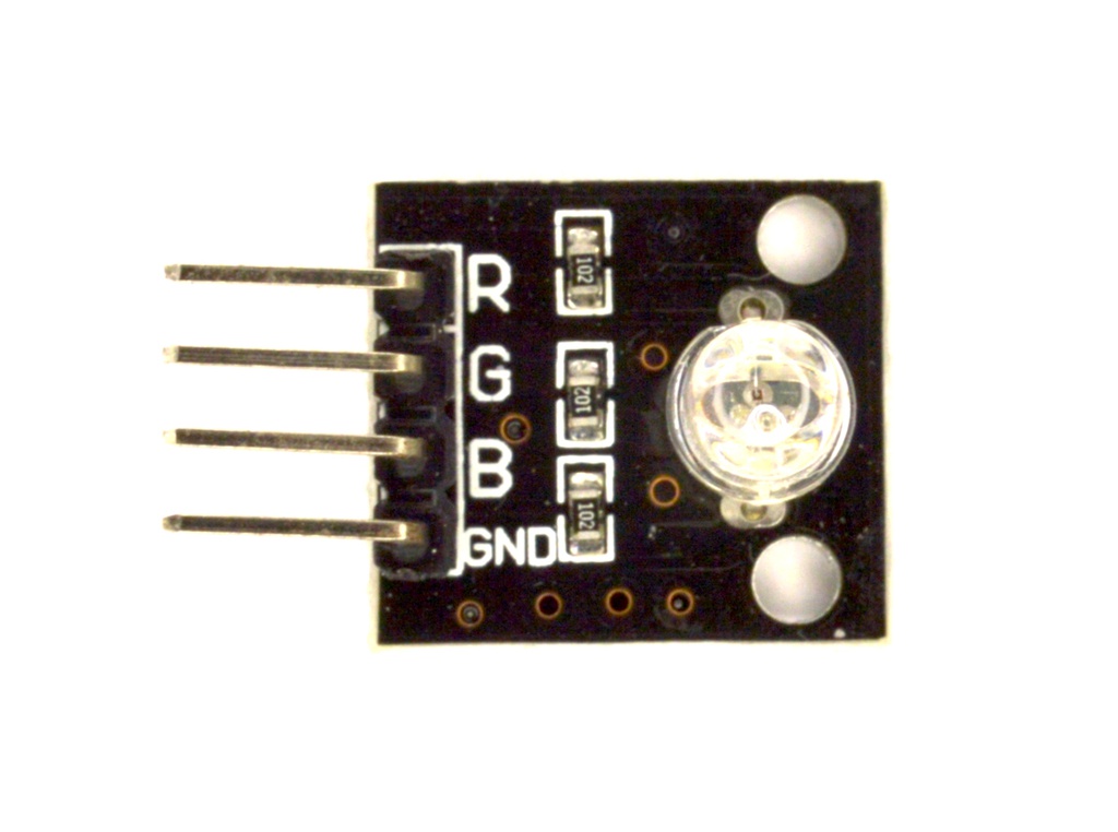 Modulo KY-016 SP00 LED RGB 5mm cátodo común top