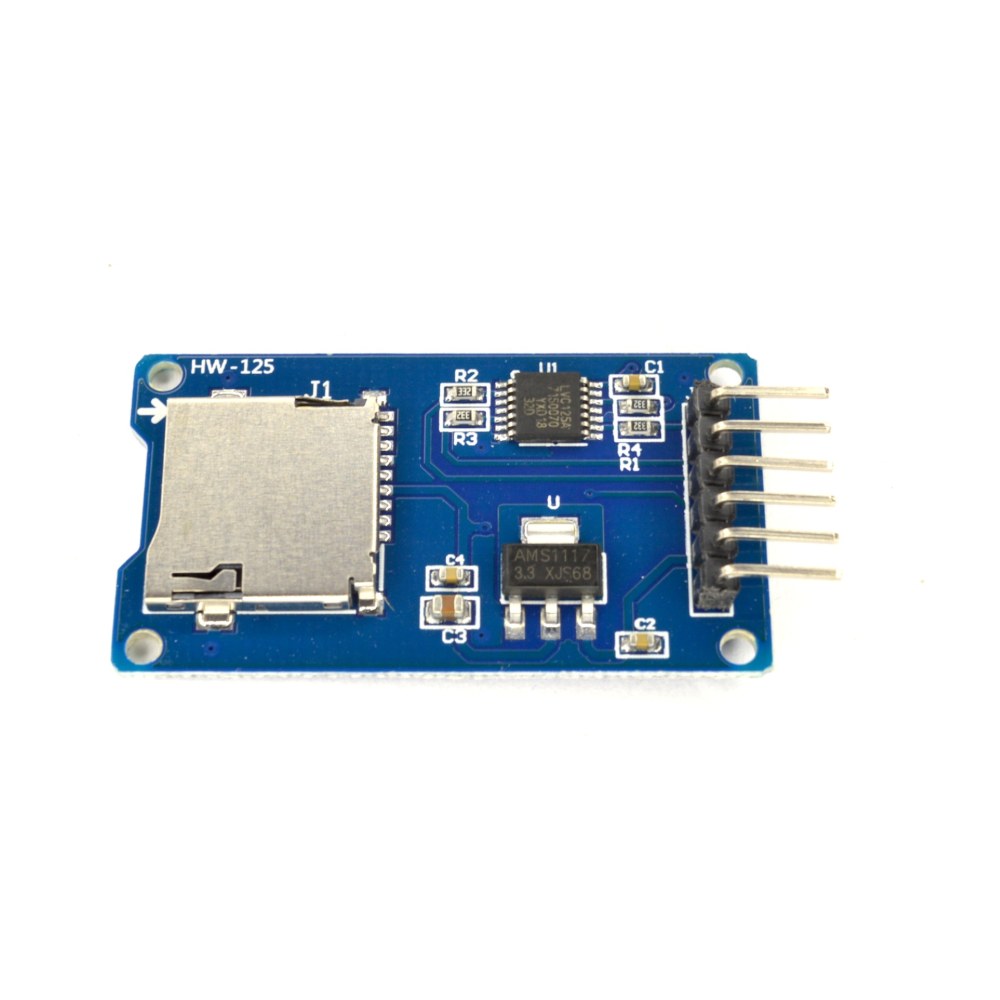 Módulo Lector Tarjeta micro SD HW-125 front