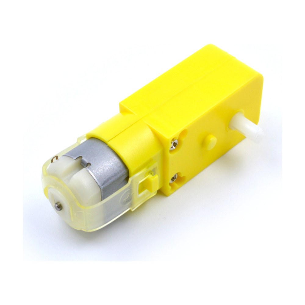 Motor DC 3-6V con reductora y cable Dupont