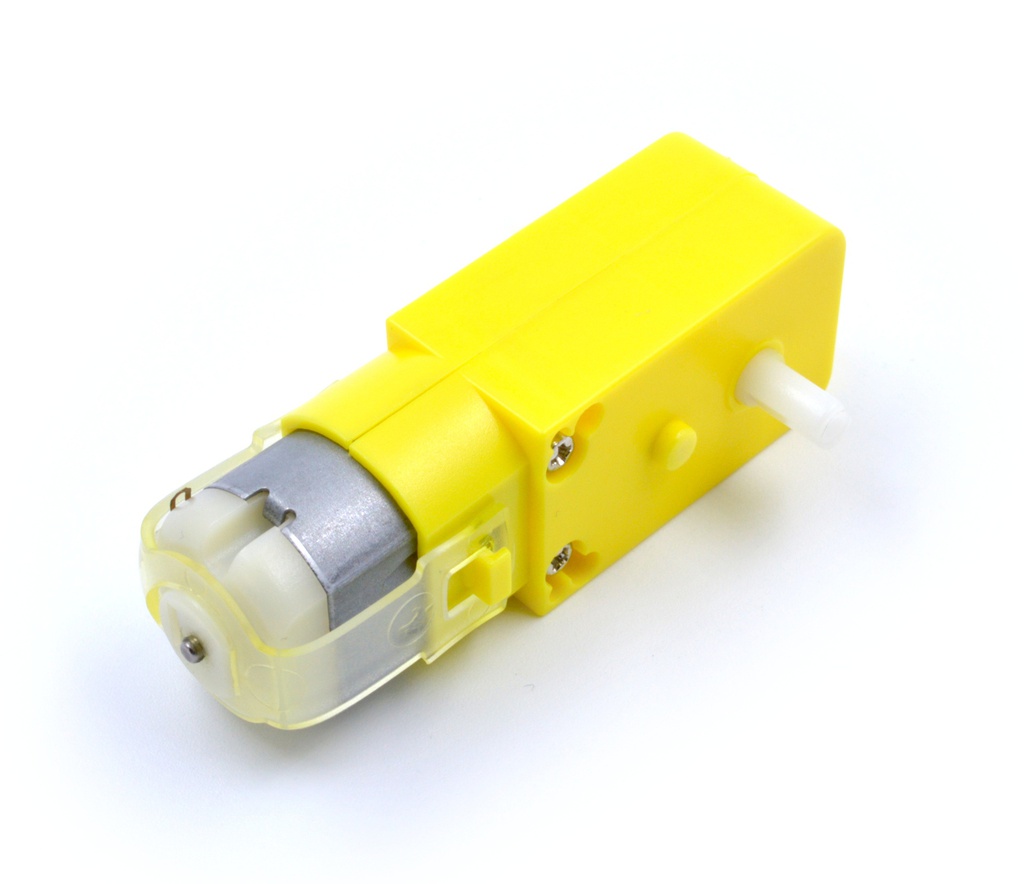 Motor DC 3V-6V con reductora y cable dupont