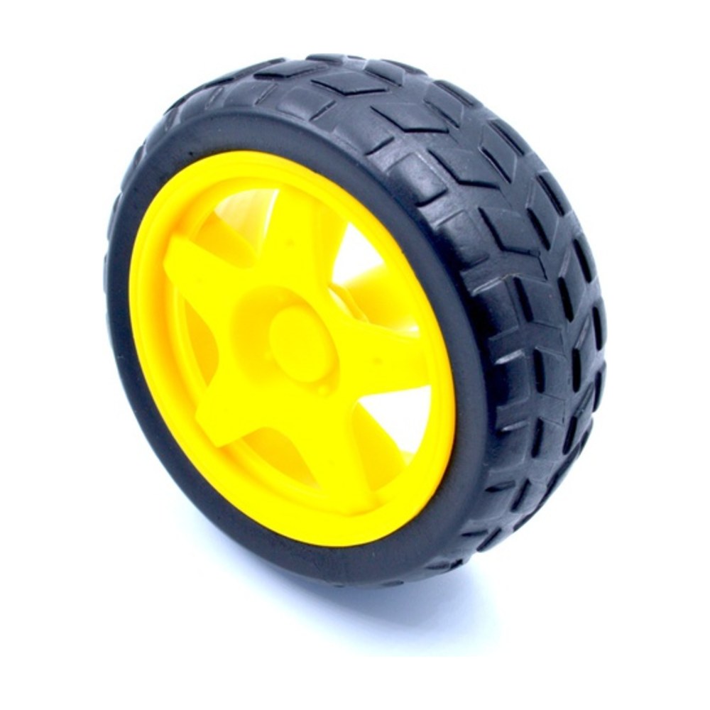 Rueda de 66mm para motor DC con reductora