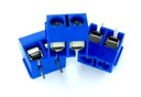 Conector 2 terminales 5,00 mm para PCB azul KF301