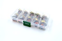 [00013765] Kit 10 Ud. Potenciómetros + perilla 10 valores (1k - 1M)