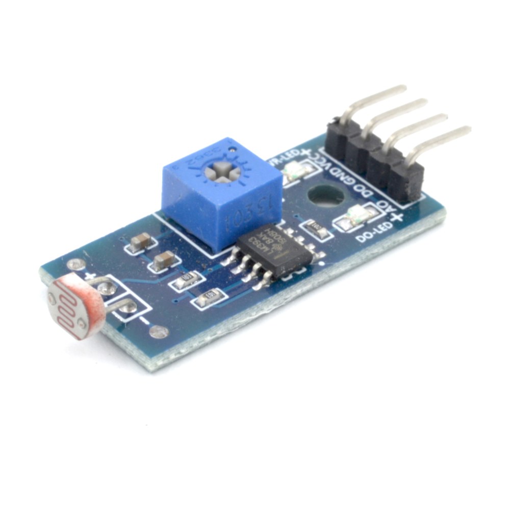 Sensor de luz con fotorresistencia LDR
