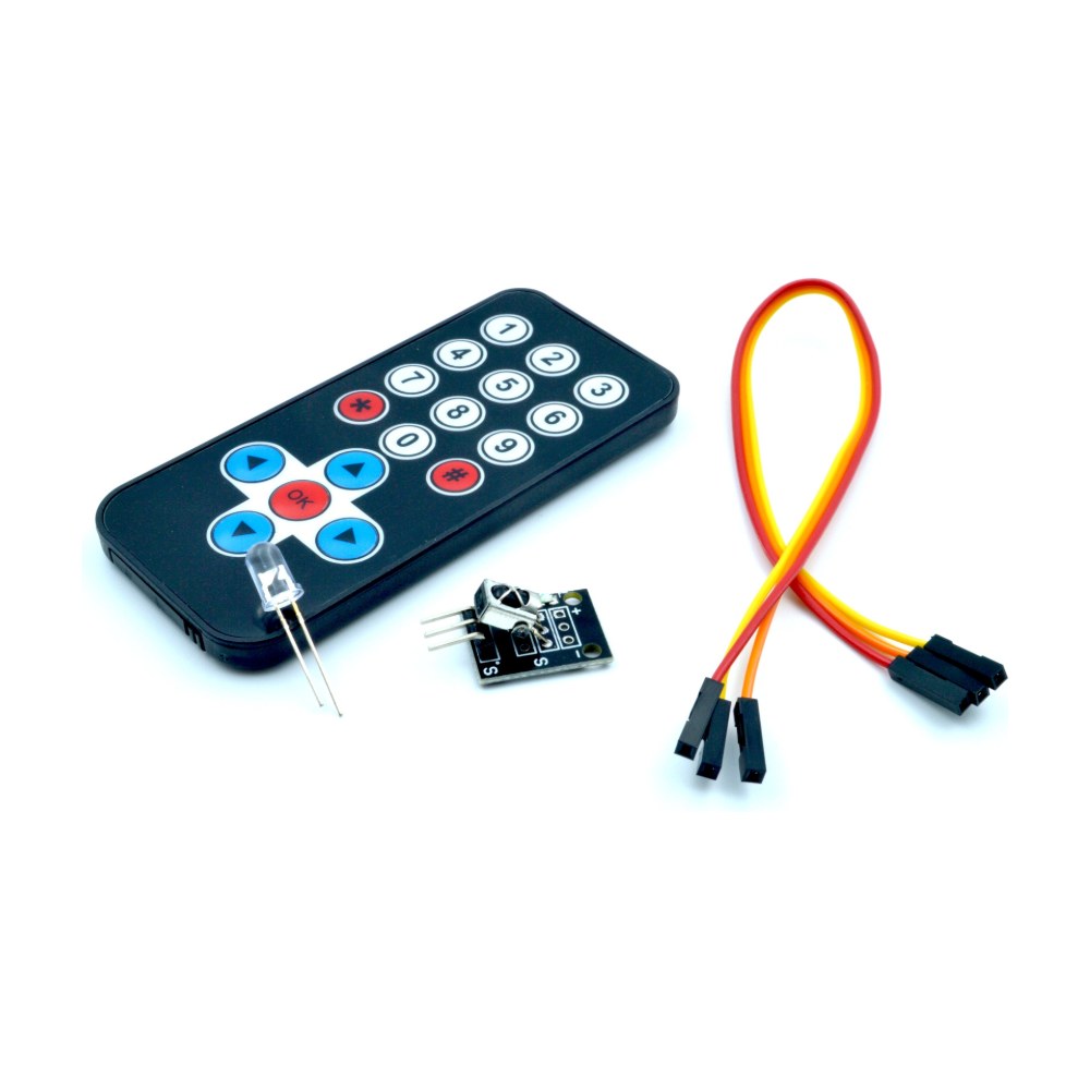 Kit receptor de infrarrojos con mando a distancia