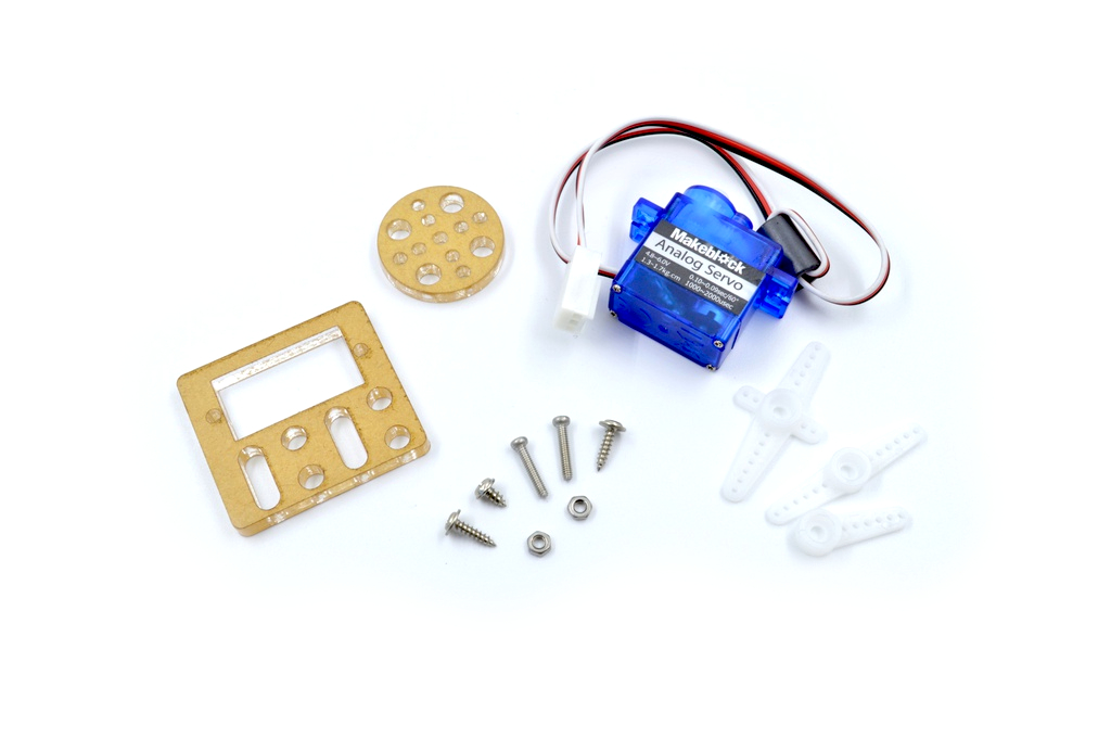 Micro Servo 9g + soportes Makeblock