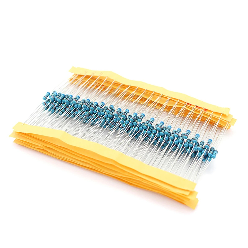 Kit de 600 unidades resistencias 1/4W 1% 30 valores 10R - 1MOhm