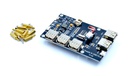 [00020701] Raspberry Pi HAT PowerSupply y USB HUB, 3B, 3B+, A+, Zero