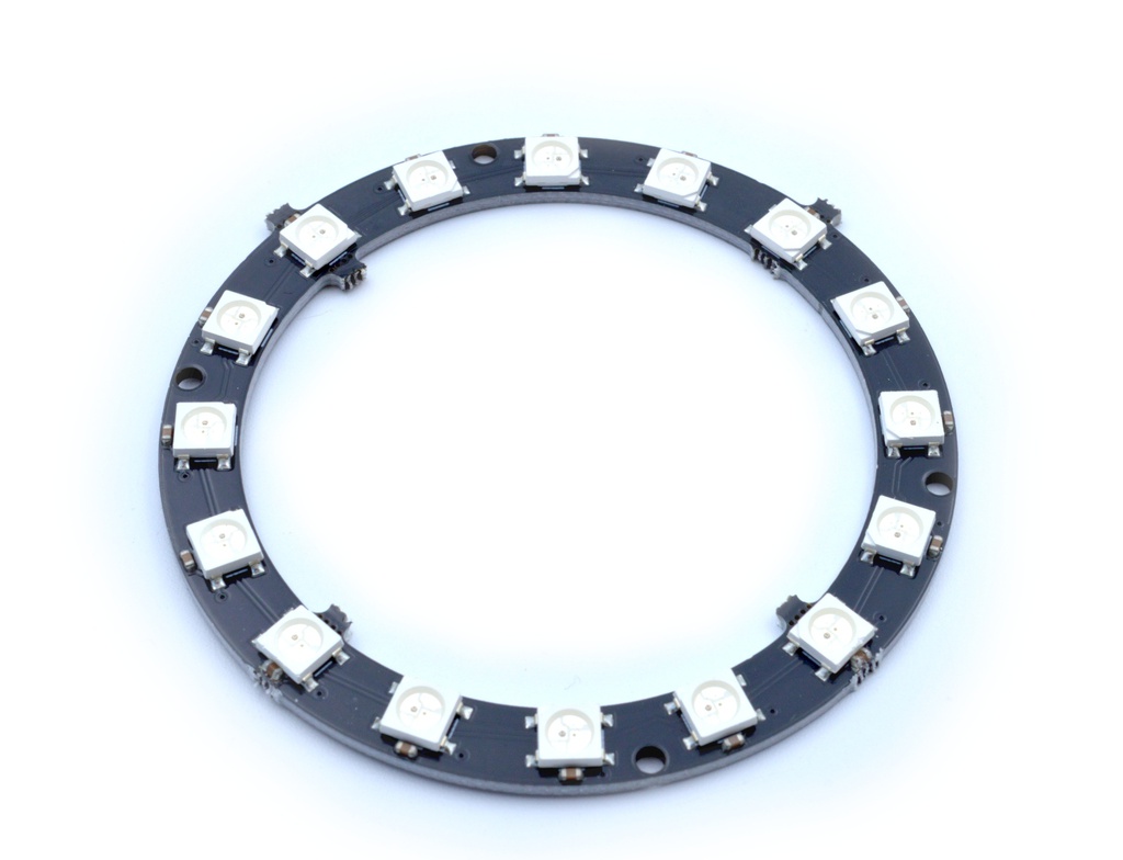 Anillo de luz LED RGB para controlador Arduino WS2812B 16 bits