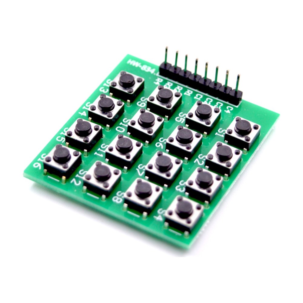 Teclado matricial 4x4 (16 teclas)