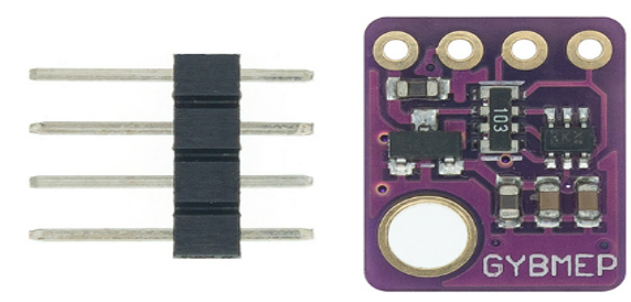 Sensor GY-BME280 de presión barométrica, temperatura y humedad ambiental