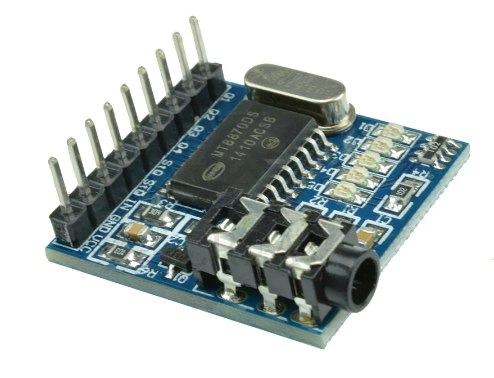 Módulo decodificador de voz de audio DTMF MT8870