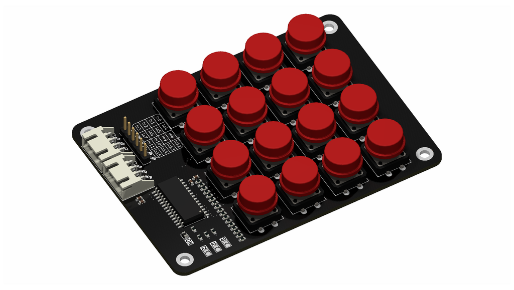 MentorBit módulo matriz de pulsadores I2C