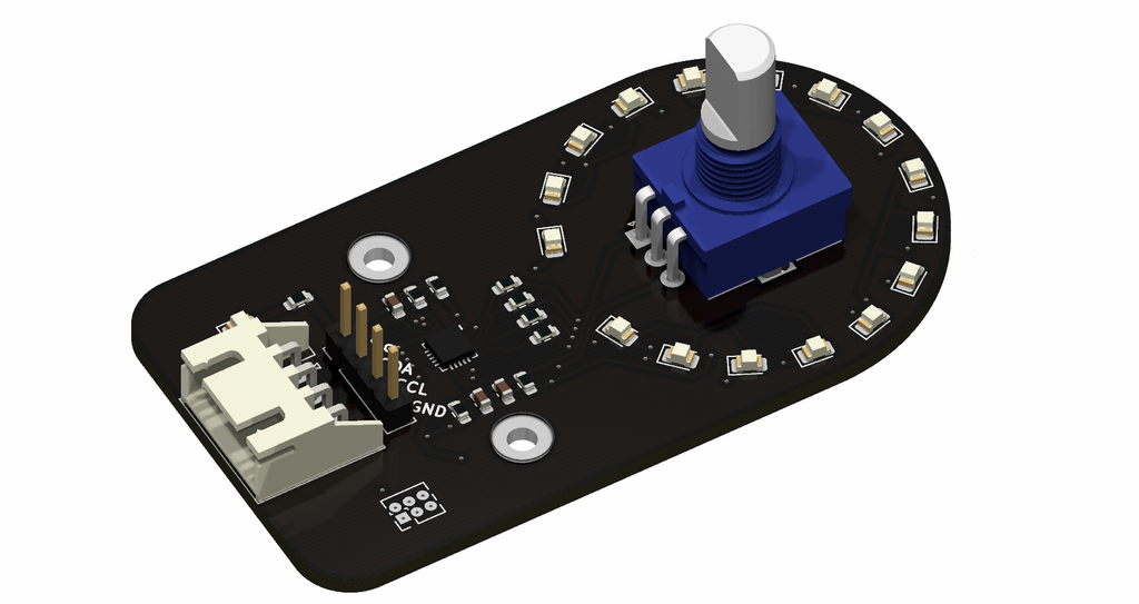 MentorBit módulo de encoder con LEDs