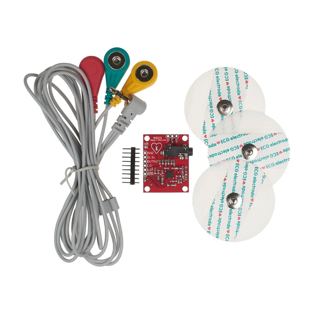 Sensor de ritmo cardíaco por ECG AD8232