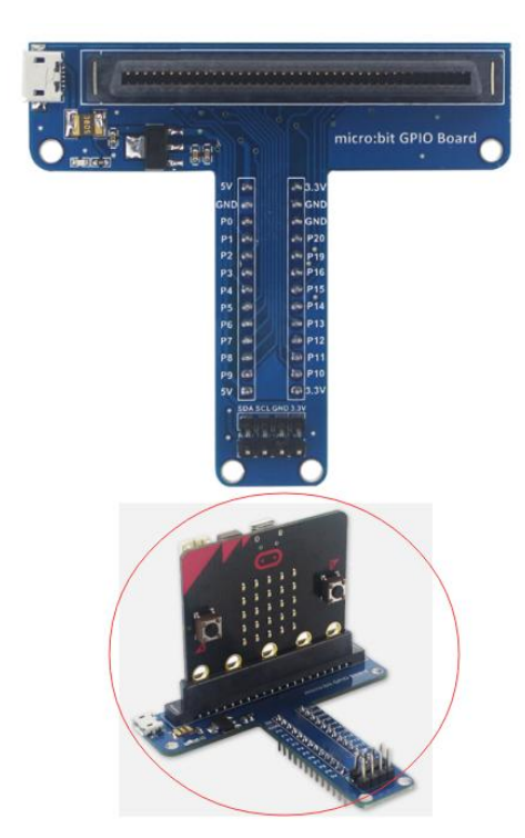 Expansor GPIO tipo T para Micro:Bit