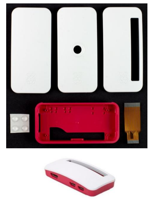 Carcasa Oficial Raspberry Pi Zero + cable CSI para cámara
