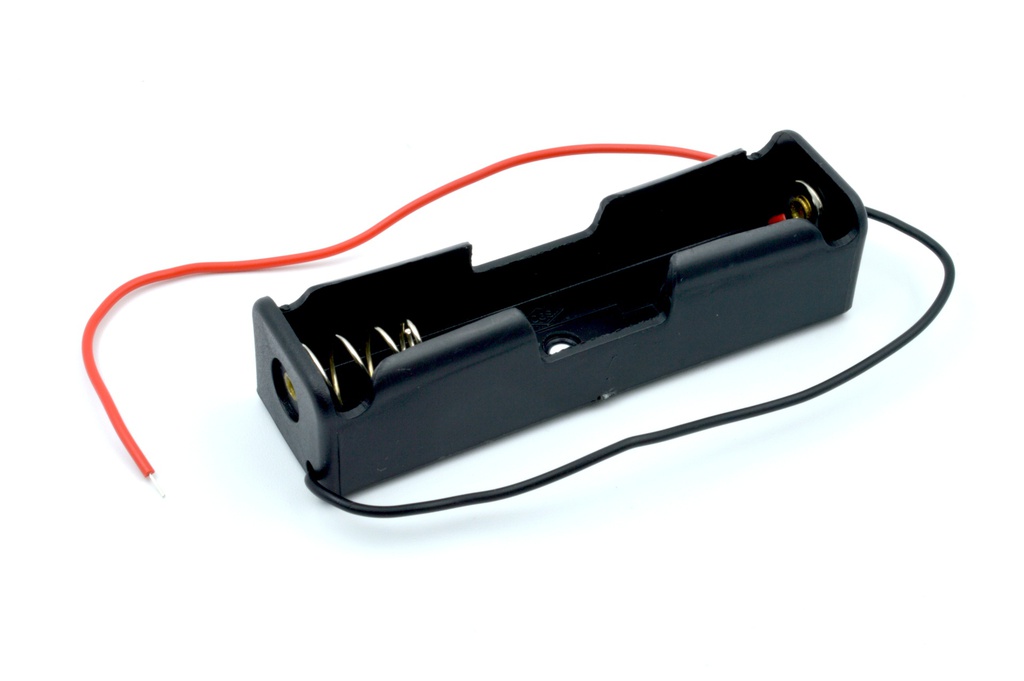 Portabaterías 18650 sin conector DC