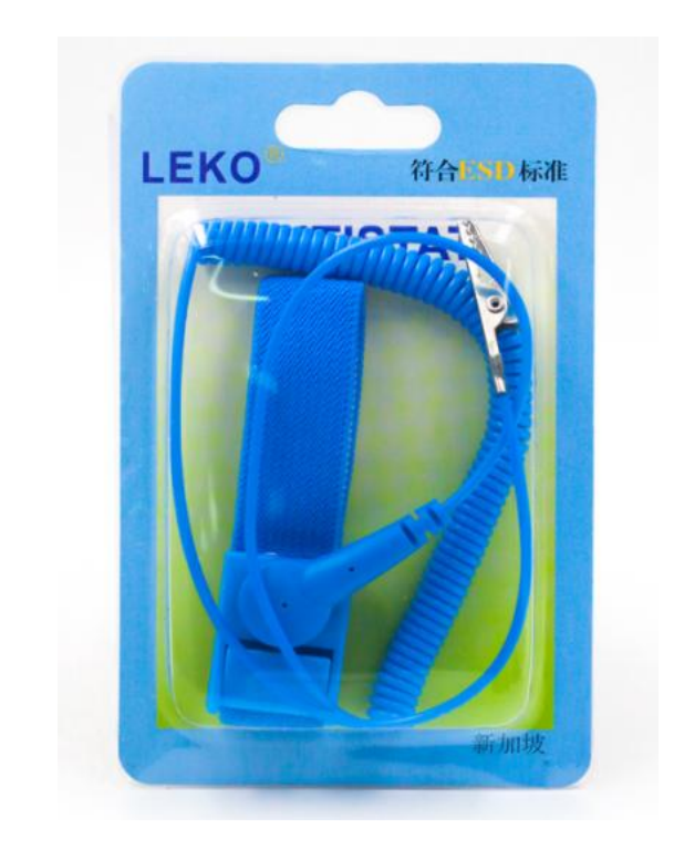 Pulsera antiestática con pinza cocodrilo
