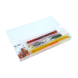 [00012034] Caja de 140 cables puente rígidos para protoboard