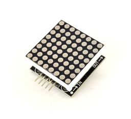 [00016100] Matriz LED 8x8 roja con MAX7219 (PCB pequeña)