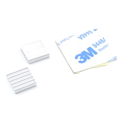 [00019057] Disipador de aluminio 12x12x3 mm con adhesivo