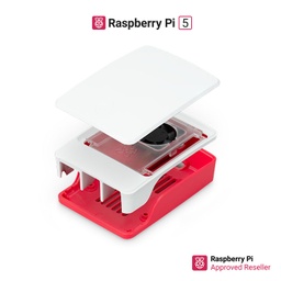 [00040854] Carcasa Oficial de Raspberry Pi 5 metálica con ventilador